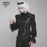 Devil Fashion Cassian Cross Zip Up Waistcoat
