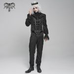 Devil Fashion Cassian Cross Zip Up Waistcoat