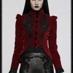 Punk Rave Layla Velvet Jacket (RED)