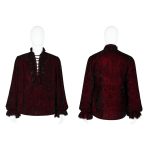 Punk Rave Bloodlust Black*Red Gothic Blouse