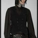 Punk Rave Cadell Waistcoat BK