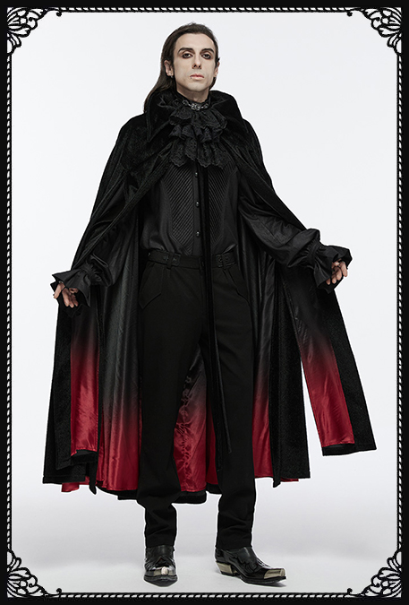 Punk Rave Silas Victorian Collar Ombre Cape