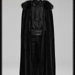Punk Rave Bran Cape With Faux Fur