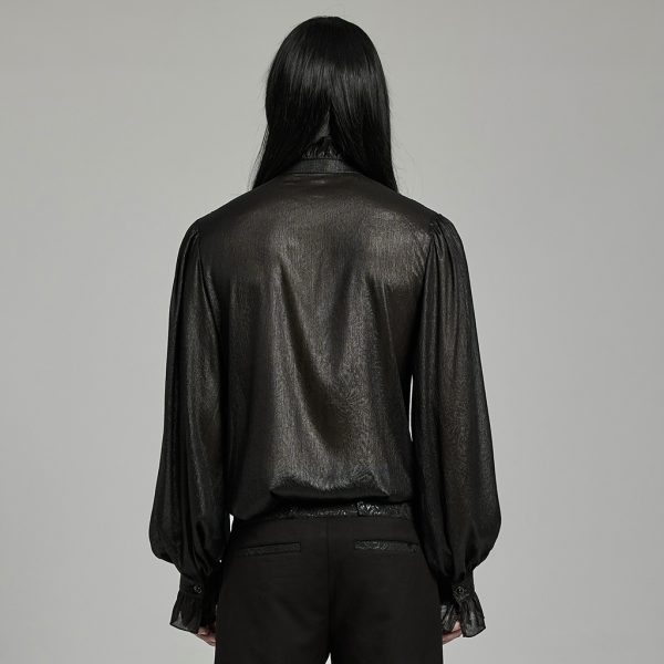 Punk Rave Marcel Frill Black Shirt