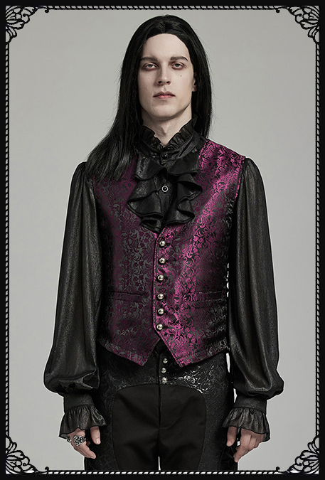 Punk Rave Hell Rider Waistcoat (RD)