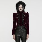 Punk Rave Devora Gothic Red Jacket