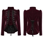 Punk Rave Devora Gothic Red Jacket