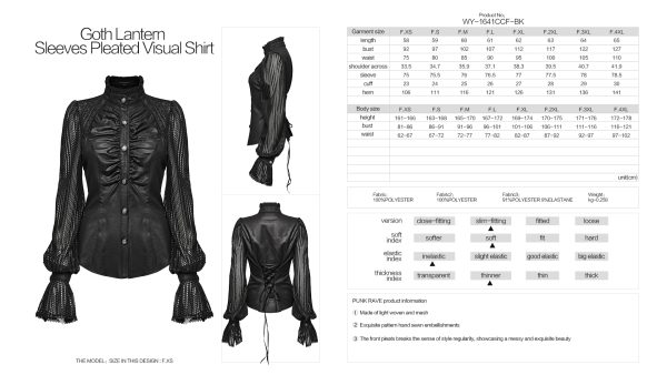 Punk Rave Victoria Gothic Blouse