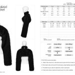 Punk Rave Devila Black Faux Fur Jacket