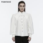 Punk Rave Ronan White Gothic Shirt