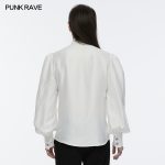 Punk Rave Ronan White Gothic Shirt