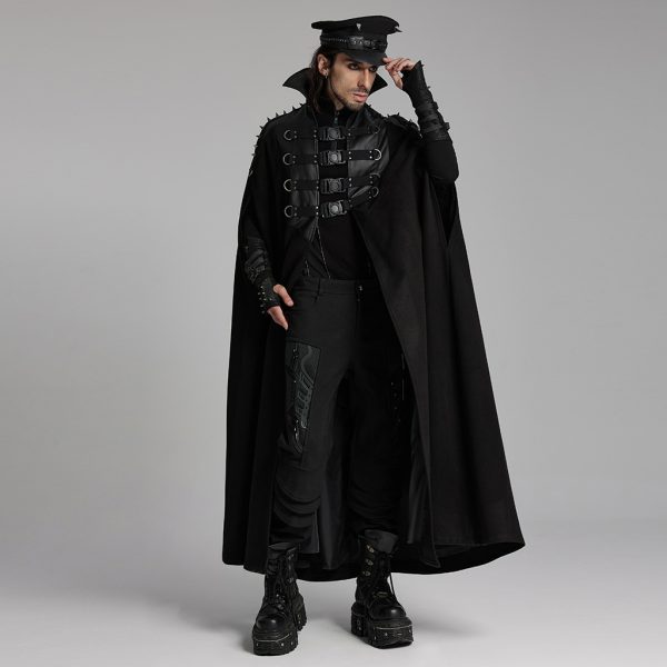 Punk Rave Legion Victorian Collar Spiked Cape