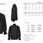 Punk Rave Amos Ribbed Black Shirt