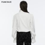 Punk Rave Transylvania White Victorian Collar Shirt