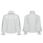 Punk Rave Transylvania White Victorian Collar Shirt
