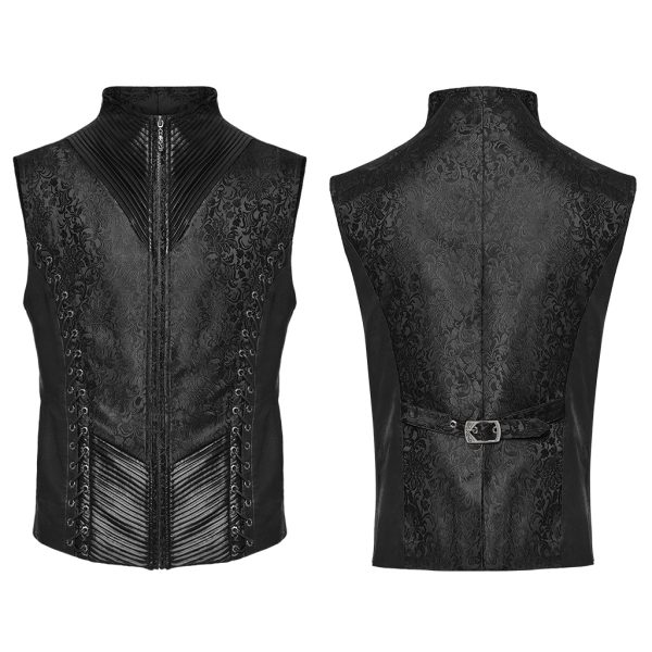 Punk Rave Lord Xyron Detailed Vest