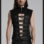 Punk Rave Wasteland Post-Apocalyptic Buckle Vest