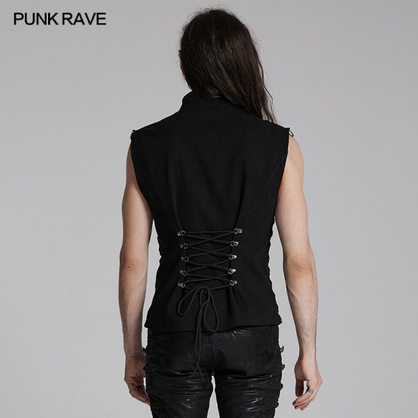 Punk Rave Wasteland Post-Apocalyptic Buckle Vest