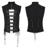 Punk Rave Wasteland Post-Apocalyptic Buckle Vest
