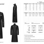 Punk Rave Dark Echo Gothic Coat