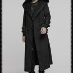 Punk Rave Shadow Big Hood Gothic Coat