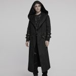 Punk Rave Shadow Big Hood Gothic Coat