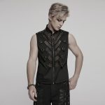 Punk Rave Apocalypse Fishnet Gothic Vest