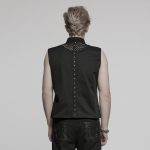 Punk Rave Apocalypse Fishnet Gothic Vest