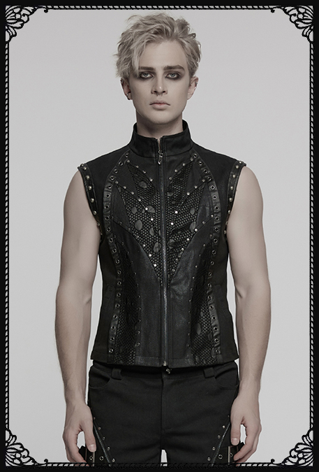 Punk Rave Zephyr Men Gothic Vest