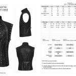 Punk Rave Zephyr Men Gothic Vest