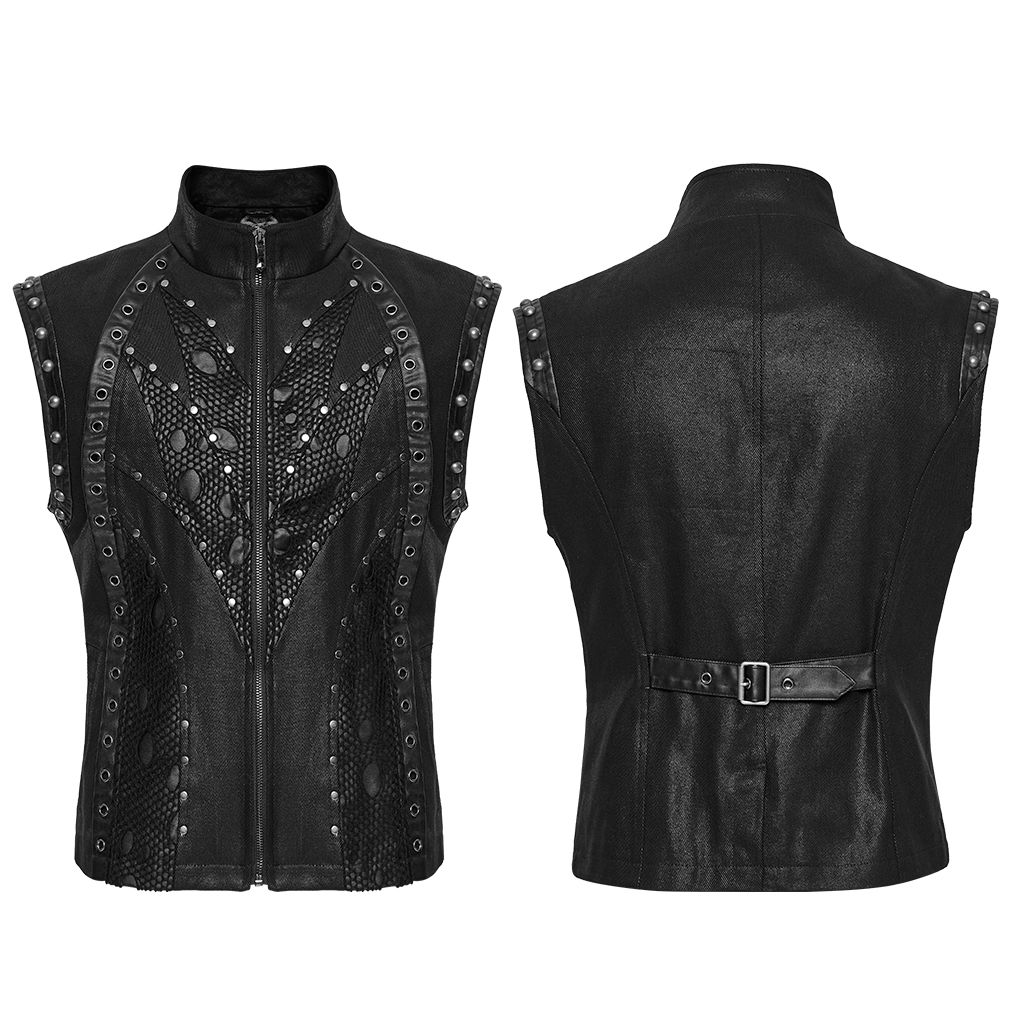 Punk Rave Zephyr Men Gothic Vest