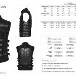 Punk Rave Apocalypse Gothic Buckles Vest