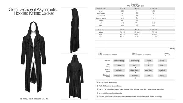 Punk Rave Remnant Cardigan