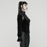 Punk Rave Vivienne Velvet Gothic Blouse