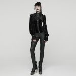 Punk Rave Vivienne Velvet Gothic Blouse