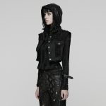 Punk Rave Hazard Cropped Vest