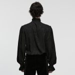 Punk Rave Valeral Black Lace Spike Shirt