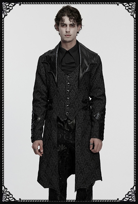 Punk Rave Chandler Bat Collars Black Jacket