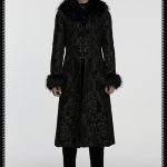 Punk Rave Malcom Fur Trim Collar Gothic Coat