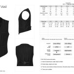 Punk Rave Sweeney Todd Gothic Pinstripe Waistcoat