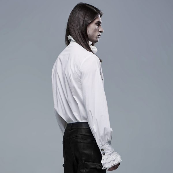 Punk Rave Balthazar White Aristocrat Blouse