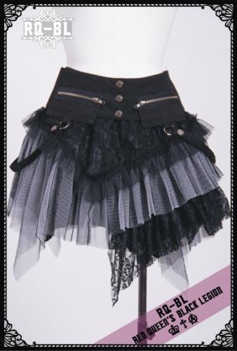 Short skirt with belt(GY)