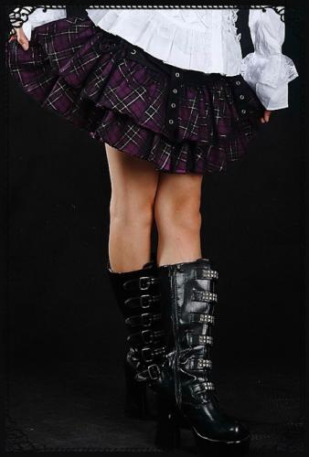 Stardust punk skirt(PU)