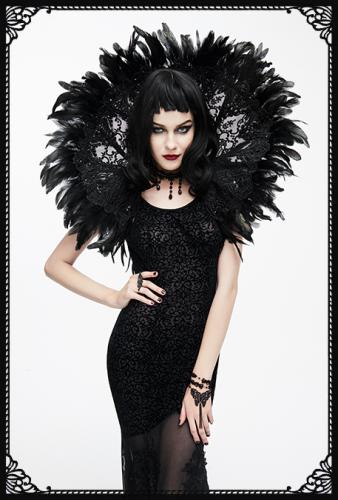Black Swan Feather Shrug
