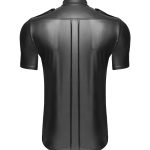 Noir Handmade  Henry Black PU Shirt