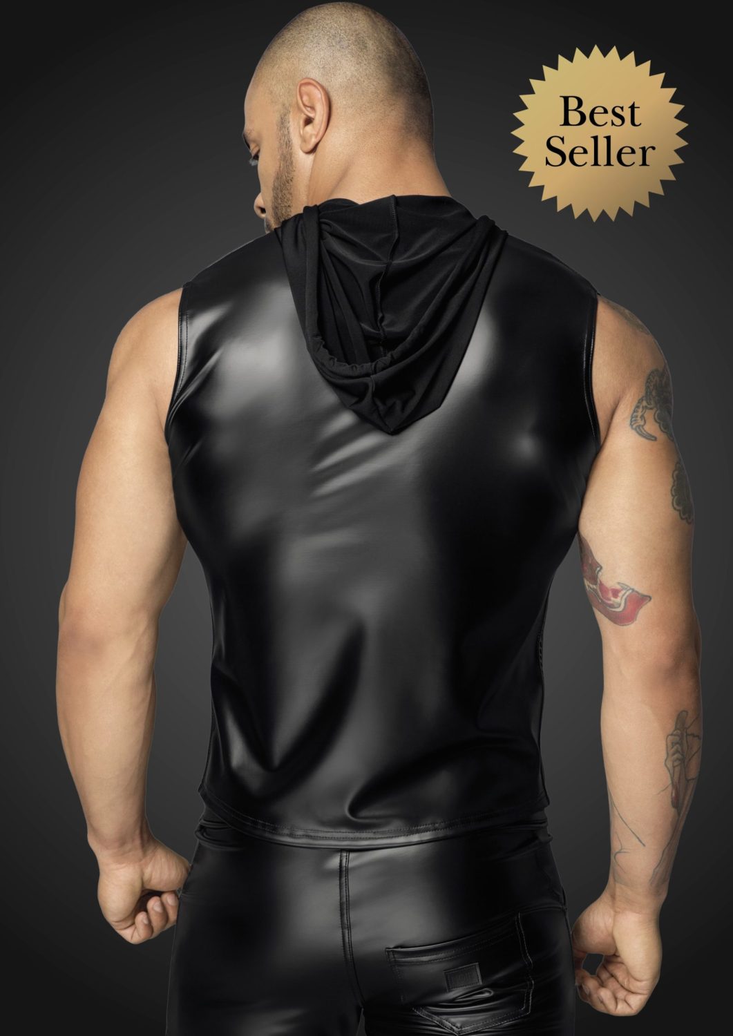 Noir Handmade Crowley Hoody PU Top