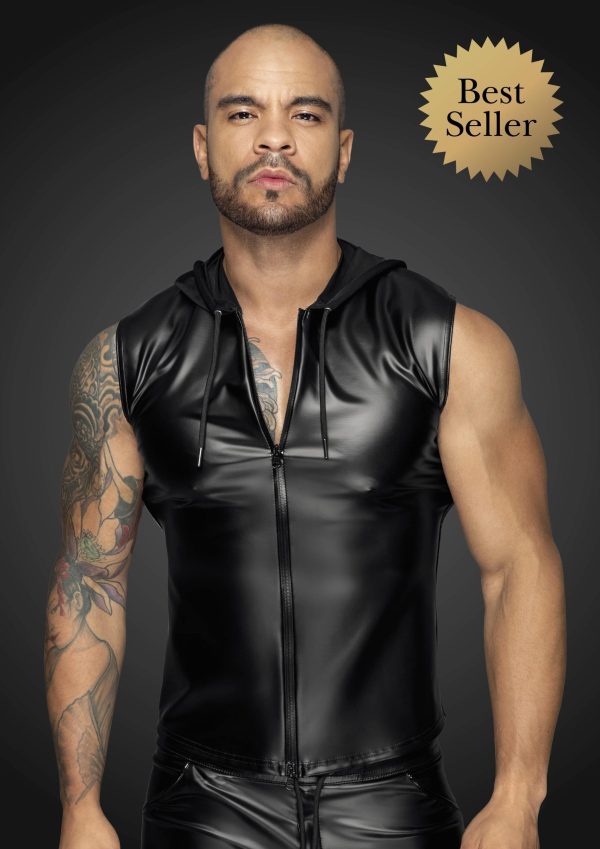 Noir Handmade Crowley Hoody PU Top