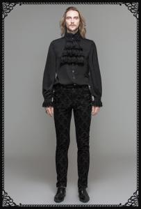 DevilFashion Gothic Brocade Pants