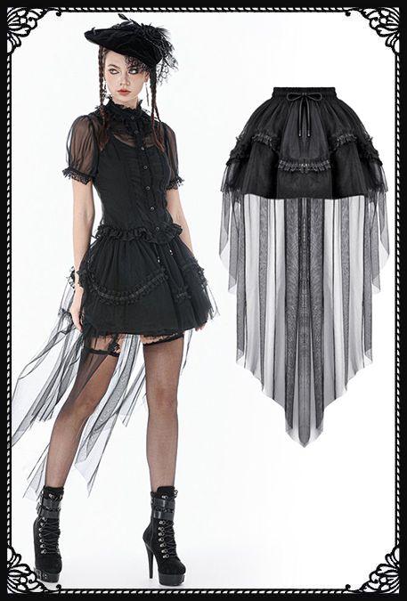 Dark In Love Gia Tutu Gothic Skirt