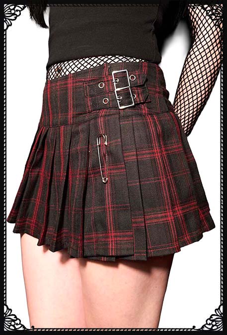 Lip Service World’s End Pleated Mini Skirt
